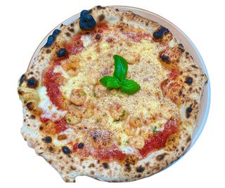 Margherita e gamberetti