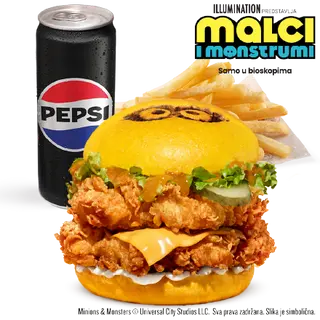 Minions Double Burger Meni