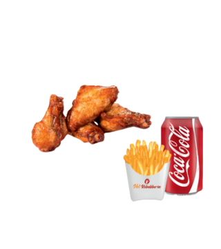 Hot Menu Alette di Pollo 6 pezzi