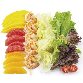 Салат з манго та креветками (290г)