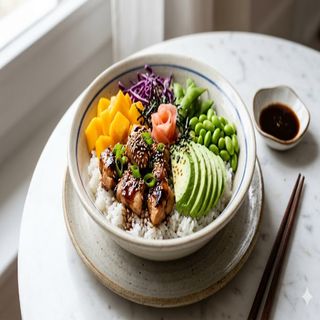 Poke De Pollo Teriyaki