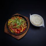 Мясо по-тайски на жаровне