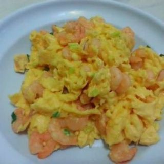 Huevos Revueltos Con Gambas