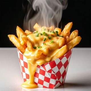 Пържени картофи със сирене