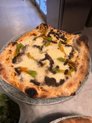 Tartufo e fiori di zucca