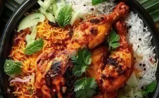 Tikka Chicken With Rice