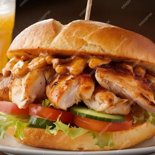 Panino grilled fillet