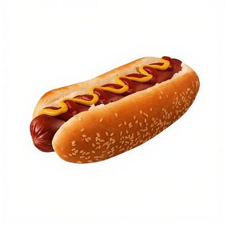 Perrito Caliente Normal Con Queso Y Beicon