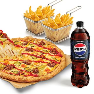 PIZZA CHEESEBURGER SET