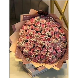 Burnt Pink Flowers Bouque