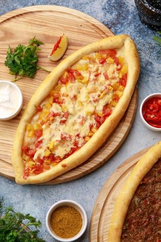 Пиде с овощами