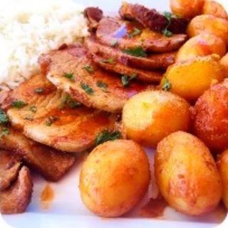 Lombo Porco Fatiado + Sopa 