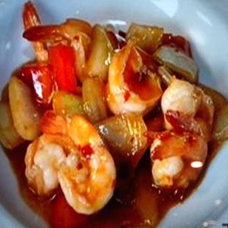 313. Gamberi in salsa piccante
