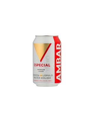 Cerveza Ambar lata (330 ml.)