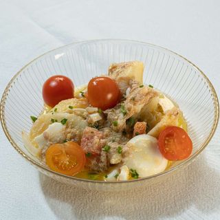 patatas aliñadas con atun