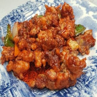 Ternera Crujiente Con Zumo De Naranja