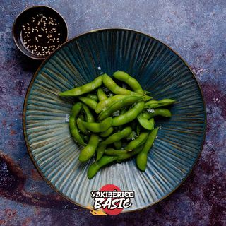 Edamame Salteado Con sal escamas