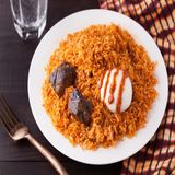 Jollof rice, Beef and Egg