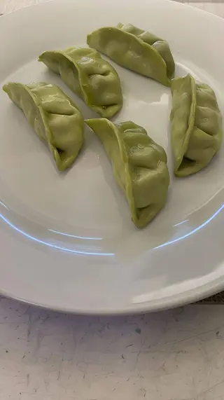 4.a Ravioli con verdure al vapore