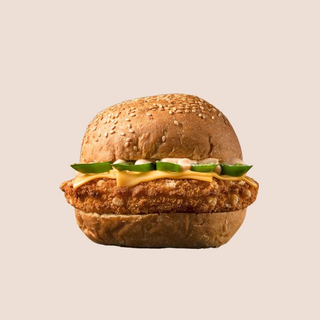 Cheesy Fuego Chicken Burger