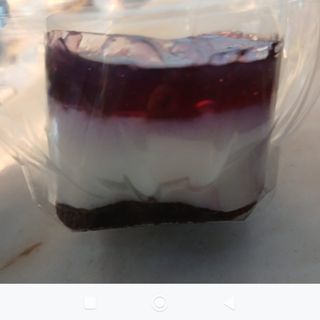 Nubes de queso y arándanos 