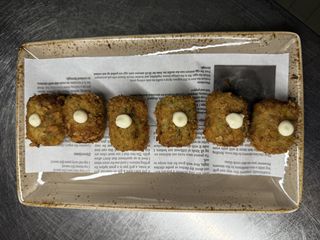 Крокети от спанак и горгонзола