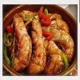 Langostinos Con Salsa China