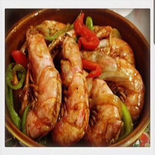 Langostinos Con Salsa China