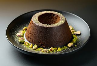 Soufflé cioccolato e pistacchio