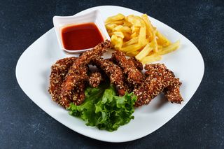 Crispy piletina sa bbq sos