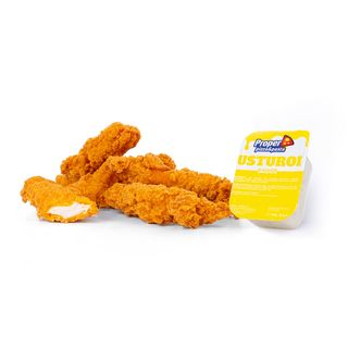 Crispy pui nepicant & Sos usturoi