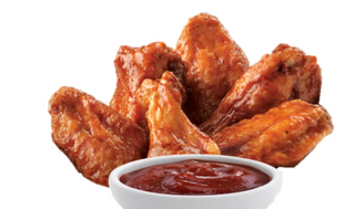 Menú alitas de pollo