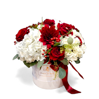 Flowerbox cilindrica bianca