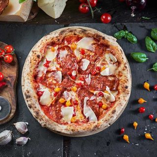 Ventricina e peperoncini dolci