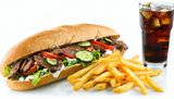 Doner sandwich meniu