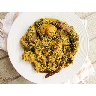 Seafood Egusi + Titus