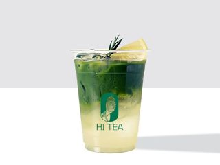 Matcha apple jasmine ice tea