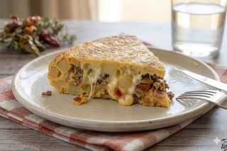 Porción Tortilla de Carne y Mozzarella