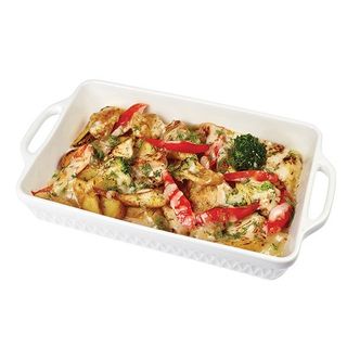 Пательня з картоплею, куркою та овочами (400г)