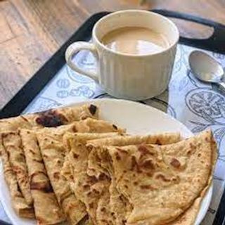 African Tea, Pair of Sausage or Samosa or Chapatti