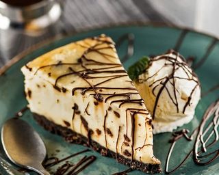 tarta di formaggi e cioccolato