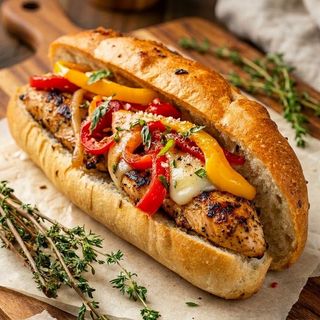 Sandwich Grillade Saucisse Poulet