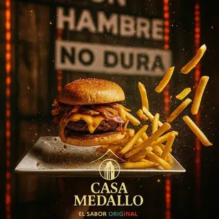 Hamburguesa Doble...