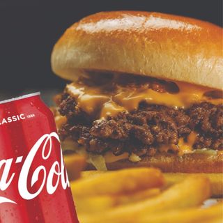 Bura smash + Coca-Cola 0,33l