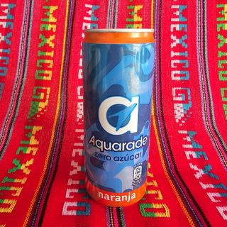 Aquarade naranja zero lata