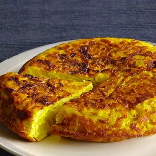Tortilla De Patatas Con setas para 4-5 personas