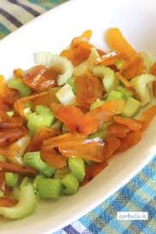 Insalata di sedano e bottarga di muggine