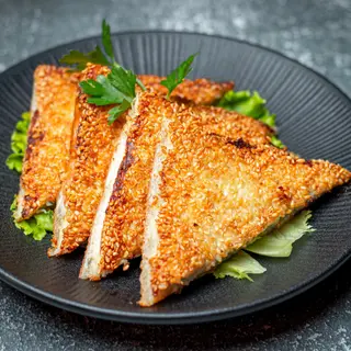 Tostada de gambas