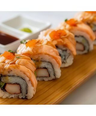 Aburi Salmón Roll (8 Pzs.)