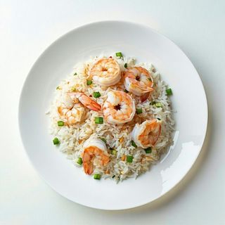 B6. Riso con gamberi
